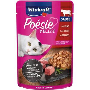 Vitakraft Poésie Buey en sauce pour chats - Publicité Vitakraft Poésie Buey en sauce pour chats - Publicité