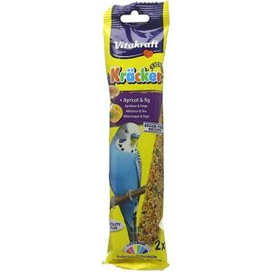 Vitakraft Budgie Kracker Treats - 7 Buste, Apricot/Fig Vitakraft Budgie Kracker Treats - 7 Buste, Apricot/Fig