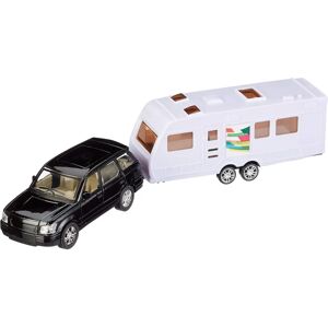 Auto in miniatura con roulotte - Giocattolo Auto in miniatura con roulotte - Giocattolo