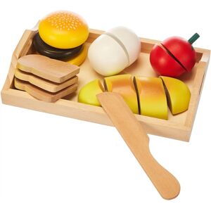 Happy People Holztablett - Holzmahlzeit - Spielküchen-Set Happy People Holztablett - Holzmahlzeit - Spielküchen-Set