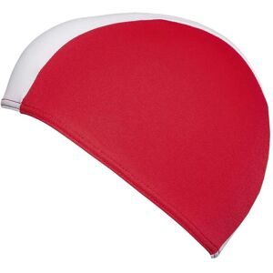 Bonnet de bain en polyester pour adultes - Rouge/Blanc - Publicité Bonnet de bain en polyester pour adultes - Rouge/Blanc - Publicité