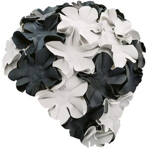 Couvre-chef de natation FASHY Flower Noir/Blanc - Bonnet de bain - Publicité Couvre-chef de natation FASHY Flower Noir/Blanc - Bonnet de bain - Publicité