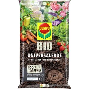Compo Bio Általános Föld - Természetes, Tőzegmentes, 7,5L Compo Bio Általános Föld - Természetes, Tőzegmentes, 7,5L