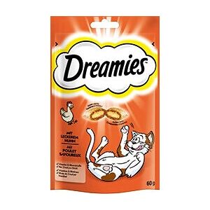 Friandises pour chats Dreamies au poulet - Nourriture humide 60g - Publicité Friandises pour chats Dreamies au poulet - Nourriture humide 60g - Publicité