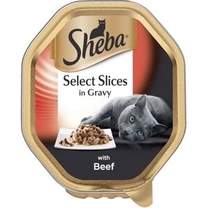 Sheba Brand Select Slices in Gravy Trays - Beef in Gravy Sheba Brand Select Slices in Gravy Trays - Beef in Gravy