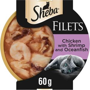 Sheba Cat Fillets Chicken, Shrimp & Fish - Wet Cat Food Sheba Cat Fillets Chicken, Shrimp & Fish - Wet Cat Food