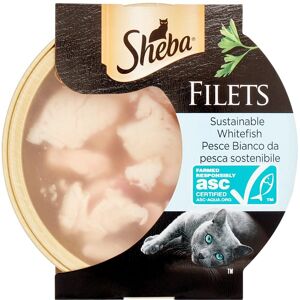 Cibo per gatti Sheba - Filetti di pesce bianco in salsa, 60g Cibo per gatti Sheba - Filetti di pesce bianco in salsa, 60g