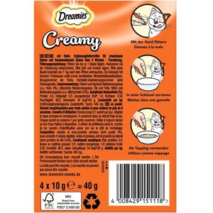 Collations pour chats Dreamies - 44 x 10 g + 2 x 60 g - Publicité Collations pour chats Dreamies - 44 x 10 g + 2 x 60 g - Publicité