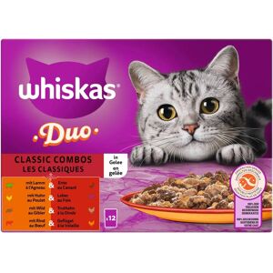 Nourriture pour chats Whiskas 96x85g - Variétés riches - Publicité Nourriture pour chats Whiskas 96x85g - Variétés riches - Publicité