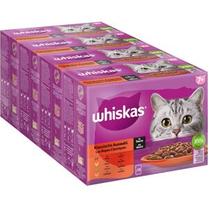 Nourriture humide Whiskas Senior - 96 x 85g avec Sélection Classique en Sauce Nourriture humide Whiskas Senior - 96 x 85g avec Sélection Classique en Sauce