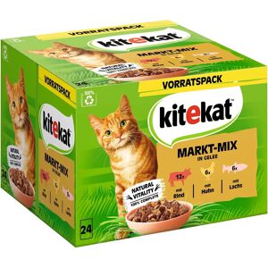 Kitekat Nourriture Humide pour Chats - 48 Sachets Variés - Publicité Kitekat Nourriture Humide pour Chats - 48 Sachets Variés - Publicité