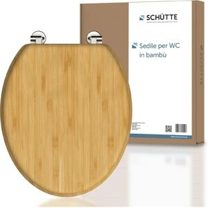 Sedile wc Bamboo Naturale - Accessorio bagno ovale Sedile wc Bamboo Naturale - Accessorio bagno ovale