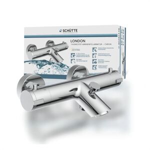 SCHÜTTE London Mezcladora Termostática para Bañera - Cromo SCHÜTTE London Mezcladora Termostática para Bañera - Cromo