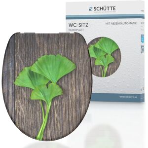 Assento de vaso sanitário SCHÜTTE GINKGO & WOOD - Fecho suave, Durável, Fácil de limpar Assento de vaso sanitário SCHÜTTE GINKGO & WOOD - Fecho suave, Durável, Fácil de limpar