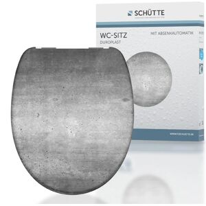 Schütte Industrial Grey Toilet Seat - Duroplast, Soft Close Schütte Industrial Grey Toilet Seat - Duroplast, Soft Close