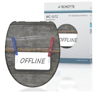 Assento de vaso sanitário OFFLINE SCHÜTTE - Fecho suave, Durável, Multicolorido Assento de vaso sanitário OFFLINE SCHÜTTE - Fecho suave, Durável, Multicolorido