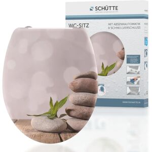 SCHÜTTE Stone Pyramid Toilet Seat - Bunt, Bruchsicher, Absenkautomatik SCHÜTTE Stone Pyramid Toilet Seat - Bunt, Bruchsicher, Absenkautomatik