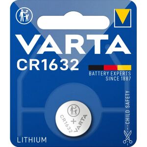 Varta Lithium CR1632 Batterij - Knopcel, 3V, 135mAh Varta Lithium CR1632 Batterij - Knopcel, 3V, 135mAh