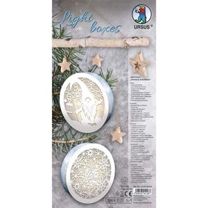 URSUS Gnome & Snowflakes - Lichtboxen 2er-Set URSUS Gnome & Snowflakes - Lichtboxen 2er-Set
