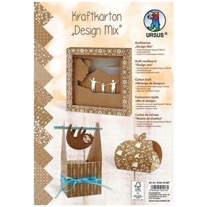 URSUS Bastelpapier - A4, Braun, 10 Blatt URSUS Bastelpapier - A4, Braun, 10 Blatt