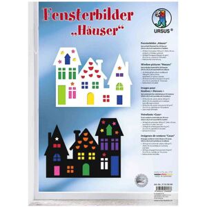 URSUS Laser Cut Kunst-/Bastelspielzeug - Häuser-Set URSUS Laser Cut Kunst-/Bastelspielzeug - Häuser-Set