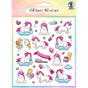 Ursus 59540001F Kids' Sticker - Glitzer, 4 Bögen 15x16,5cm Ursus 59540001F Kids' Sticker - Glitzer, 4 Bögen 15x16,5cm
