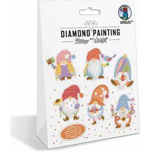 URSUS Gyémánt Festés Gnome-ok - Kreatív DIY Készlet Dekorációhoz URSUS Gyémánt Festés Gnome-ok - Kreatív DIY Készlet Dekorációhoz