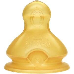 NUK First Choice+ Size 1 Latex Teat Medium - Baby Bottle Teat NUK First Choice+ Size 1 Latex Teat Medium - Baby Bottle Teat