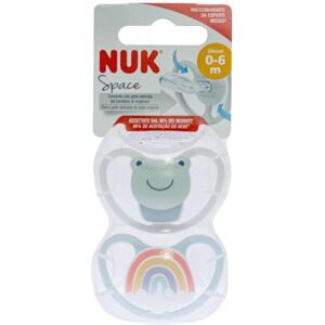 Chupeta de silicone NUK Space - 0-6 meses - Pack de 2 Chupeta de silicone NUK Space - 0-6 meses - Pack de 2