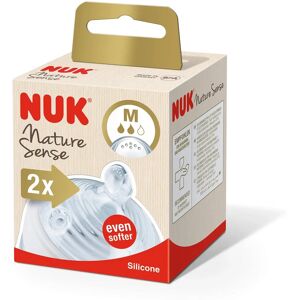 NUK Nature Sense Tétine Plus Douce Taille M (2 pièces) - Publicité NUK Nature Sense Tétine Plus Douce Taille M (2 pièces) - Publicité