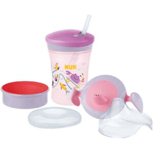 NUK Babyflasche 10255637 Pink - Lern- & Reiseset NUK Babyflasche 10255637 Pink - Lern- & Reiseset