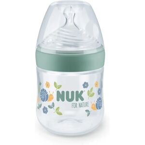 Mamadeira NUK for Nature - 150ml, Verde, Tetina Pequena, Controle de Temperatura Mamadeira NUK for Nature - 150ml, Verde, Tetina Pequena, Controle de Temperatura