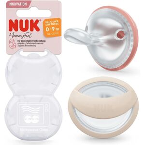 NUK MommyFeel Baby Dummy - Breastfeeding Friendly, BPA-Free Silicone, 0-9 Months, Soft Velvet - Baby Dummy NUK MommyFeel Baby Dummy - Breastfeeding Friendly, BPA-Free Silicone, 0-9 Months, Soft Velvet - Baby Dummy