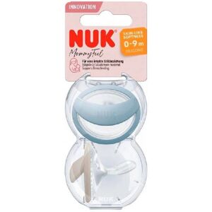 Chupeta de Silicone Nuk Mommy Feel 0-9m Azul - Chupeta Chupeta de Silicone Nuk Mommy Feel 0-9m Azul - Chupeta