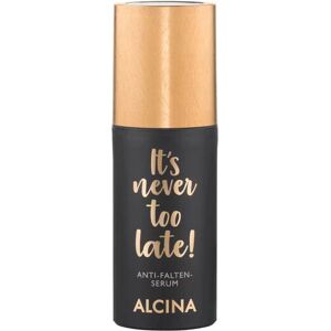 Alcina Il n'est jamais trop tard ! Sérum visage anti-âge - Publicité Alcina Il n'est jamais trop tard ! Sérum visage anti-âge - Publicité
