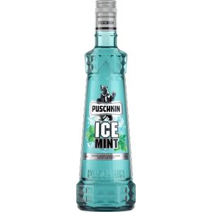 Puschkin Ice Mint 15% Vol. Liqueur 0,7l - Publicité Puschkin Ice Mint 15% Vol. Liqueur 0,7l - Publicité