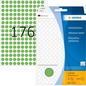 Herma groene zelfklevende ronde labels - Zelfklevende label Herma groene zelfklevende ronde labels - Zelfklevende label