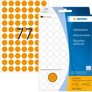 Herma 2234 Oranssit Loistavat Pisteetiketit - Etiketit Herma 2234 Oranssit Loistavat Pisteetiketit - Etiketit