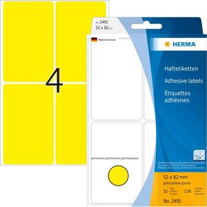 Herma 2491 Sárga Többcélú Címkék - Címkék Herma 2491 Sárga Többcélú Címkék - Címkék