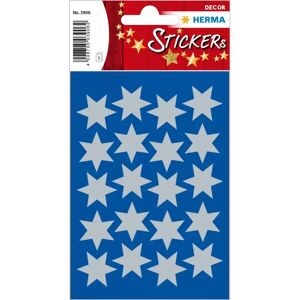 Herma 3906 Silber 6-zackige Sterne Aufkleber - Dekorative Bastelmaterial Herma 3906 Silber 6-zackige Sterne Aufkleber - Dekorative Bastelmaterial
