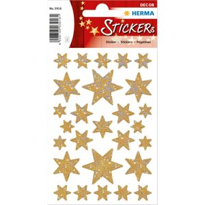 Herma Zlaté Perleťové Hvězdy Dekorace Samolepky - Typ Produktu Herma Zlaté Perleťové Hvězdy Dekorace Samolepky - Typ Produktu