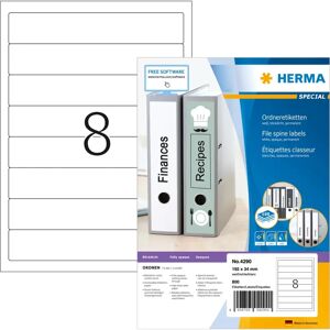 Herma 4290 Samolepicí štítky pro tiskárnu - Bílá A4 100 ks Herma 4290 Samolepicí štítky pro tiskárnu - Bílá A4 100 ks