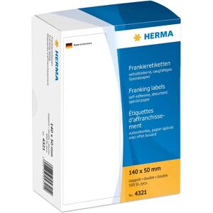 Herma 4321 self-adhesive label - Double-sided, 140x50mm - PEFC Herma 4321 self-adhesive label - Double-sided, 140x50mm - PEFC