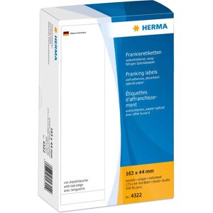 HERMA 4322 Self-Adhesive Labels - 163x44mm - 500 pcs HERMA 4322 Self-Adhesive Labels - 163x44mm - 500 pcs