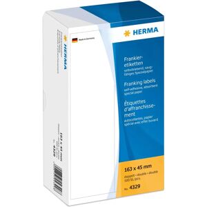 Herma 4329 White Rectangle Self-Adhesive Label - 500 pcs Herma 4329 White Rectangle Self-Adhesive Label - 500 pcs