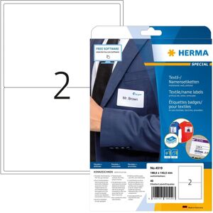 Herma 4519 Weiße Rundrechteck-Aufkleber - Etiketten Herma 4519 Weiße Rundrechteck-Aufkleber - Etiketten