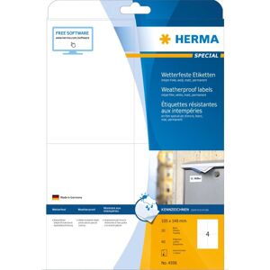 Herma Wetterfeste Selbstklebende Etiketten 105x148mm - Etiketten Herma Wetterfeste Selbstklebende Etiketten 105x148mm - Etiketten