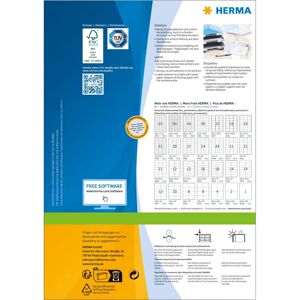 Herma 4668 Label Printer - Self-adhesive, A4, 70x42.3mm Herma 4668 Label Printer - Self-adhesive, A4, 70x42.3mm