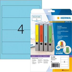 Herma Blue Model 5098 Label - File Spine Labels Herma Blue Model 5098 Label - File Spine Labels