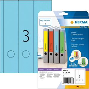 Herma Kék iratrendező címkék - Címkék Herma Kék iratrendező címkék - Címkék